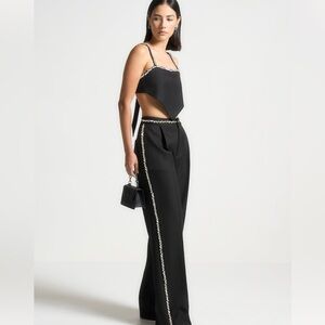 Elegant Black Women's Tailored pants